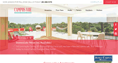 Desktop Screenshot of campusvueapartments.com